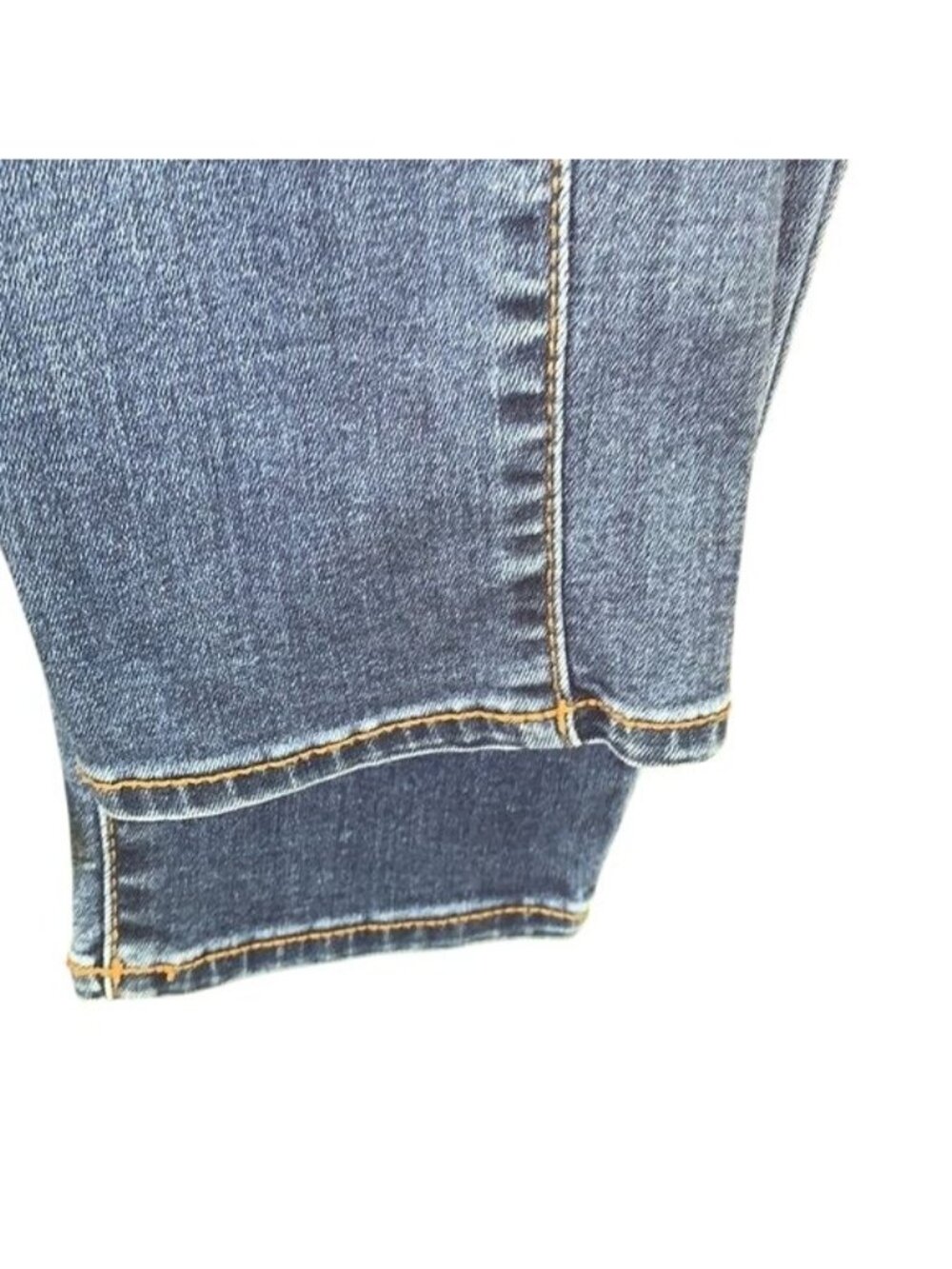 Westport Womens Pull-On Denim Jeans Size 10 Stretch Waistband Dark Wash - Picture 7 of 11